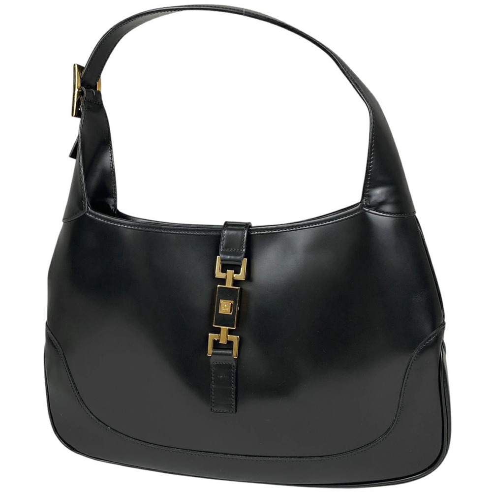 Gucci Jackie Shoulder Bag Leather Black - Picture 1 of 6
